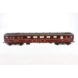 J & M Models DSG-Speisewagen ”10 234”, Spur 1, rot, mit Inneneinrichtung und Beleuchtung, 1