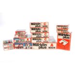 Konv. 13 Märklin Plus Packungen 6751, 9000, 9004, 2x 9220, 9240, 9242, 9287, 9288, 9298, 9299,