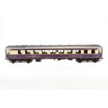 J & M Models Rheingoldwagen ”24 508”, Spur 1, creme/violett, mit Inneneinrichtung und Beleuchtung,