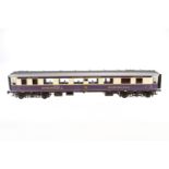 J & M Models Rheingoldwagen ”20 503”, Spur 1, creme/violett, mit Inneneinrichtung und Beleuchtung,