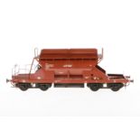 Wilgro? Klappdeckelwagen ”31-50-5830274-8”, Spur 1, Metall, braun, Alterungsspuren, L 38, im Karton,