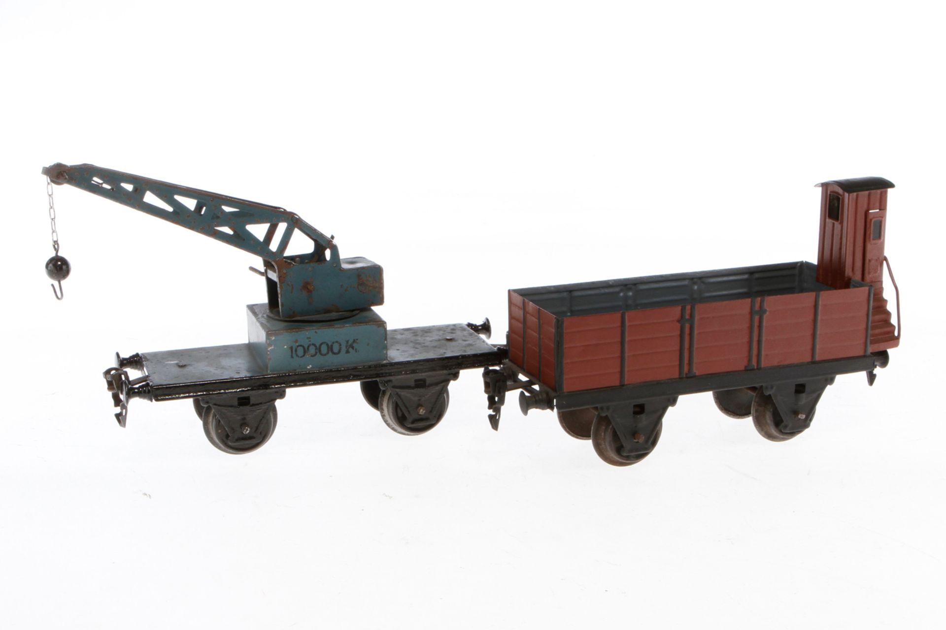 2 Märklin Güterwagen, Spur 1, ÜL, L 19,5, Z 4