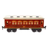 Märklin Mitropa Schlafwagen 1894, Spur 1, HL, mit Inneneinrichtung, 2 Scherenbeleuchtungen und 4 AT,