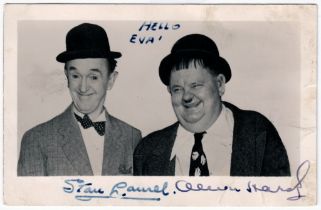 (Entertainment/Movie & Music) Stan Laurel (1890 - 1965), Oliver Hardy (1892-1957)