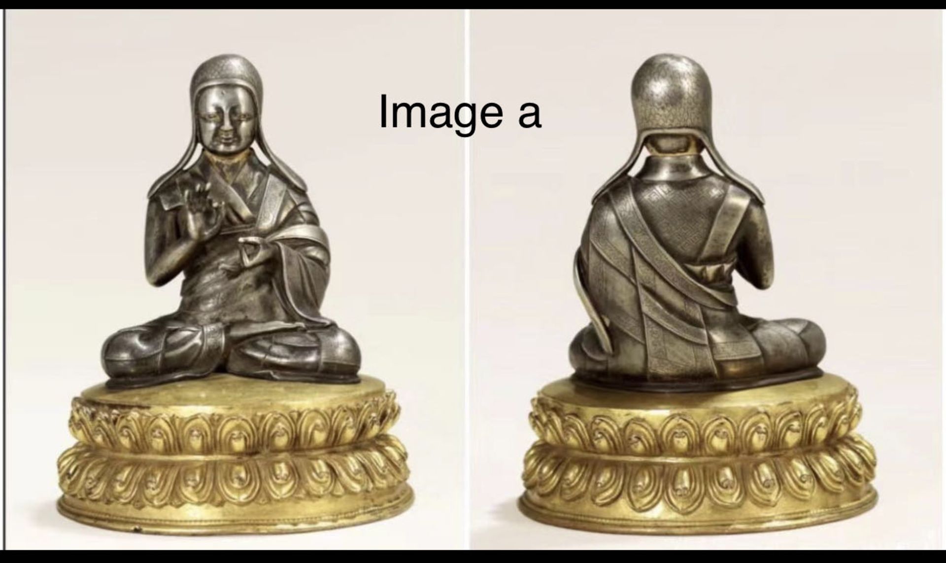 A 17th-century seated Buddha statue - Image 5 of 13