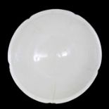 Five Dynasties (907 - 960) Ding Kiln White Glazed Petal-mouthed Large Bowl