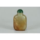 A 19th or 20th century jade snuff bottle