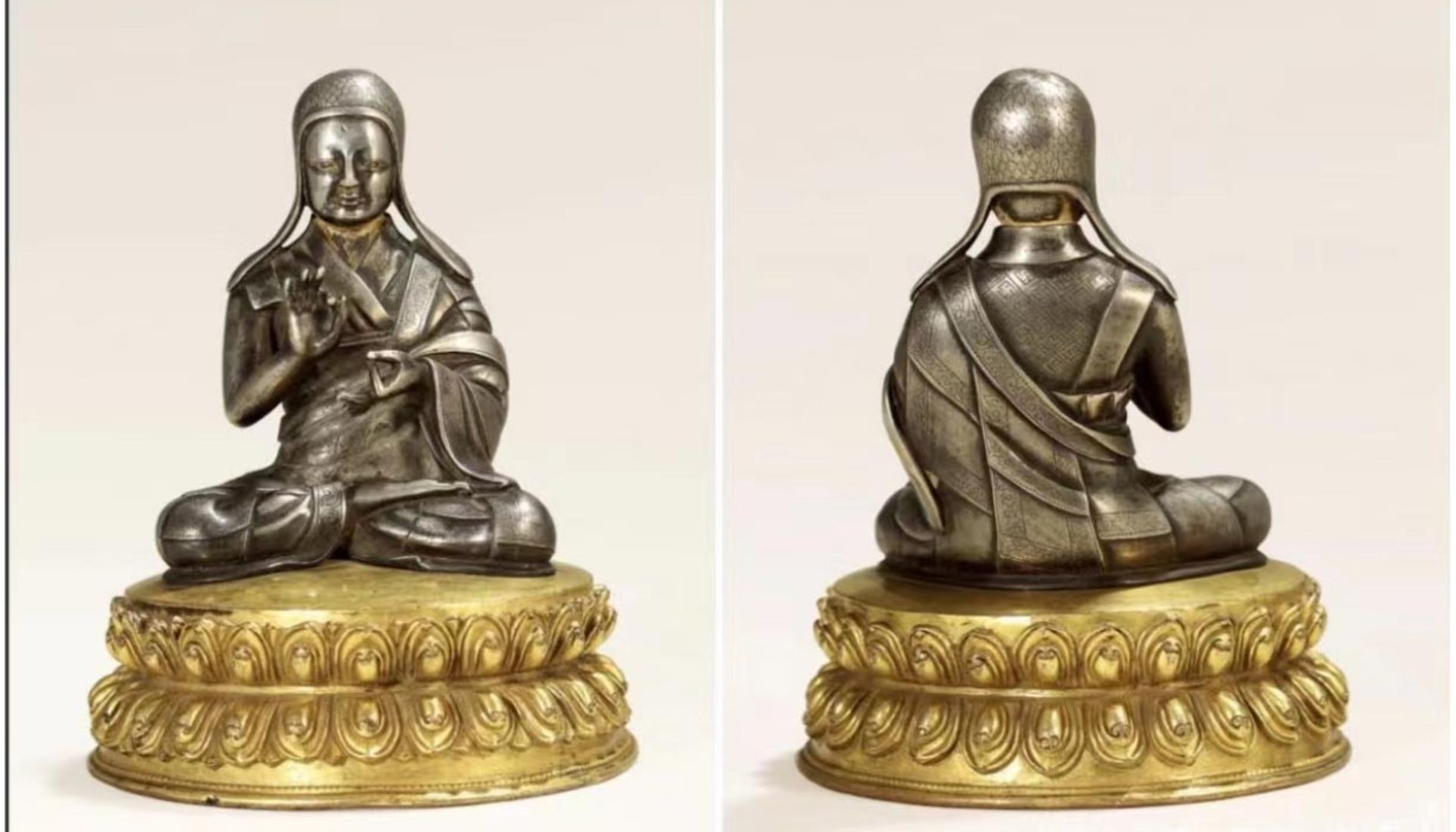 A 17th-century seated Buddha statue - Image 4 of 13