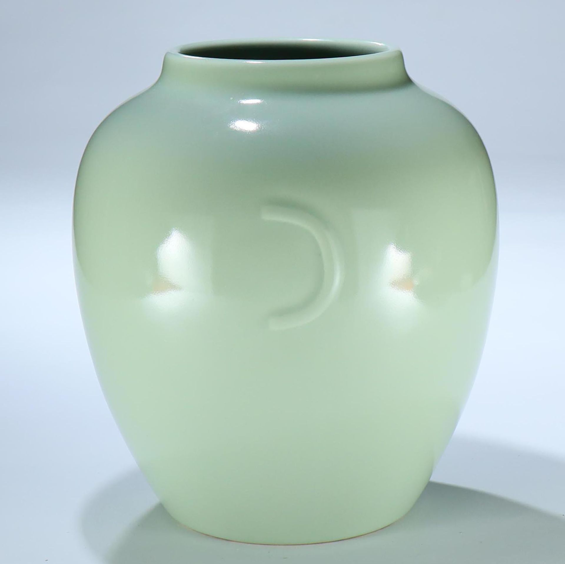A celadon porcelain jar
