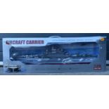 Boxed 1/275 Heng Tai radio controlle Aircraft Carrier, untested.