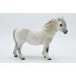 Royal Doulton (Beswick) Grey Shetland Pony. In good condition with no obvious damage or