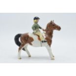 Beswick Girl on Pony 1499 (chip / graze to ear).