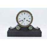 Vintage French Art-Deco mantle clock, made by Japy Fills, untested.