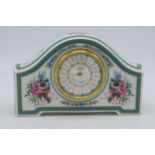 Minton Rose Clock, limited edition. In good condition with no obvious damage or restoration.