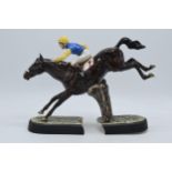 Beswick Steeplechaser 2505 (restoration project). Base is in 2 parts and there has been a glue