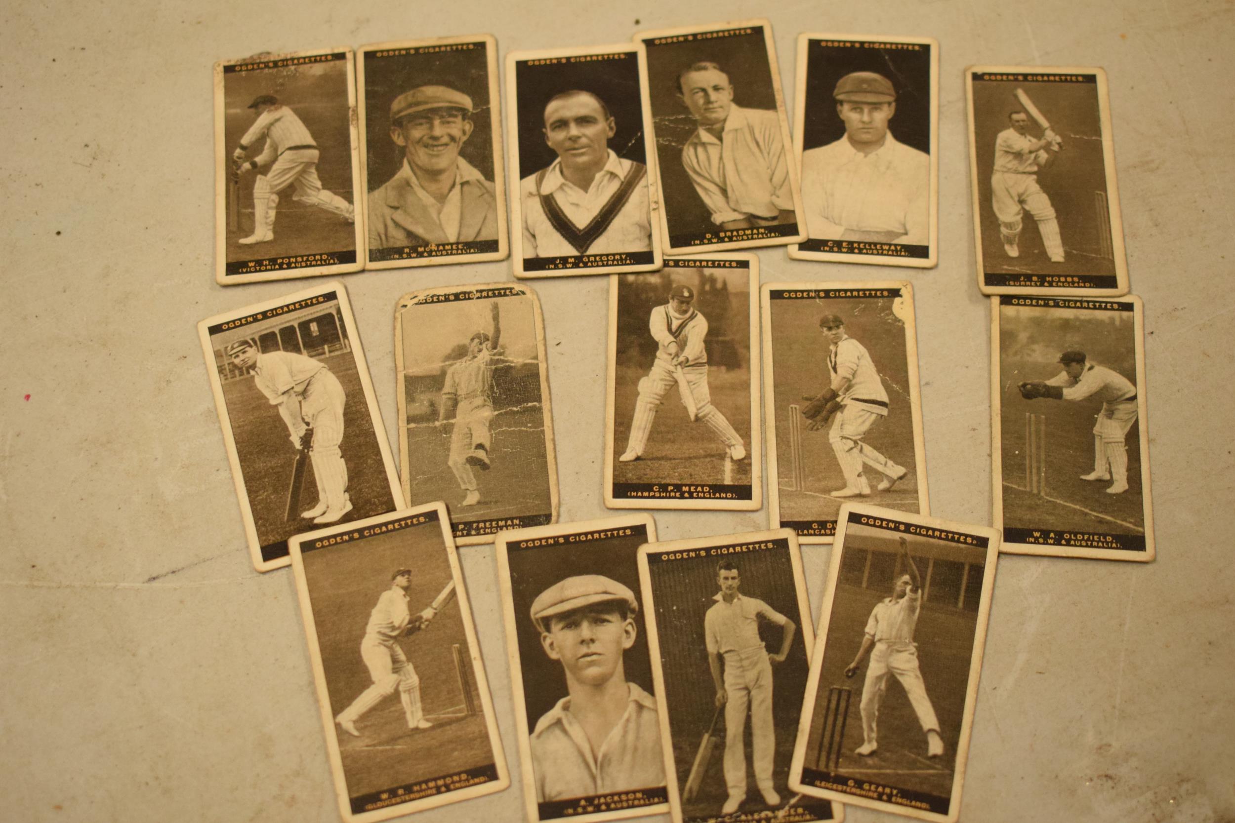 A good interesting collection of loose cigarette cards to include Ogden's Australian Cricketers - Image 16 of 26