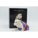 Boxed Royal Doulton James Bond Union Jack bulldog No Time To Die DD007B. In good condition with no