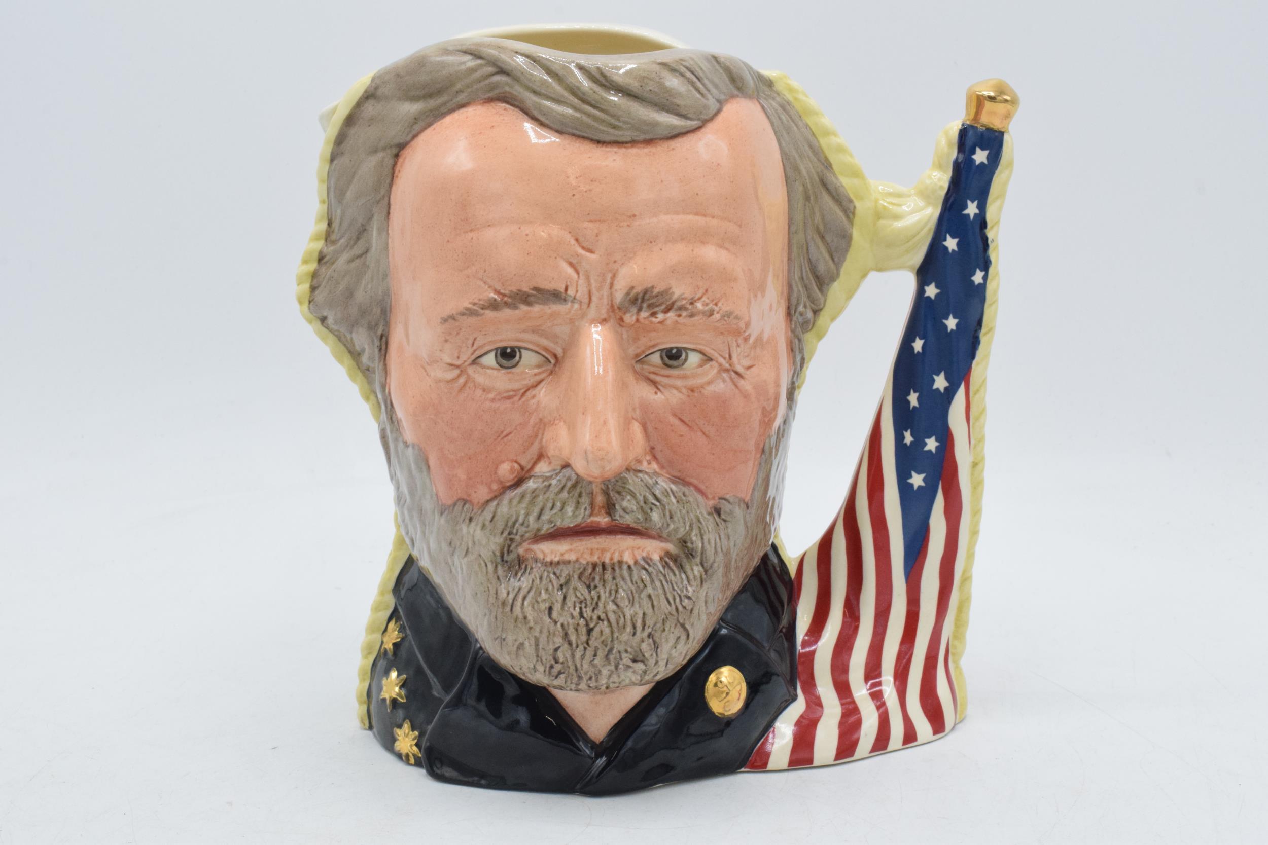 Large Royal Doulton double-sided character jug Grant / Lee D6698. In good condition with no - Image 2 of 4