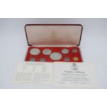 1973 Coins of the Commonwealth of the Bahama Islands Proof Set, 9 coins, to include silver and