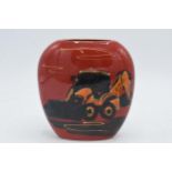 Anita Harris Art Pottery limited edition vase of a Digger: produced in an exclusive edition of 25