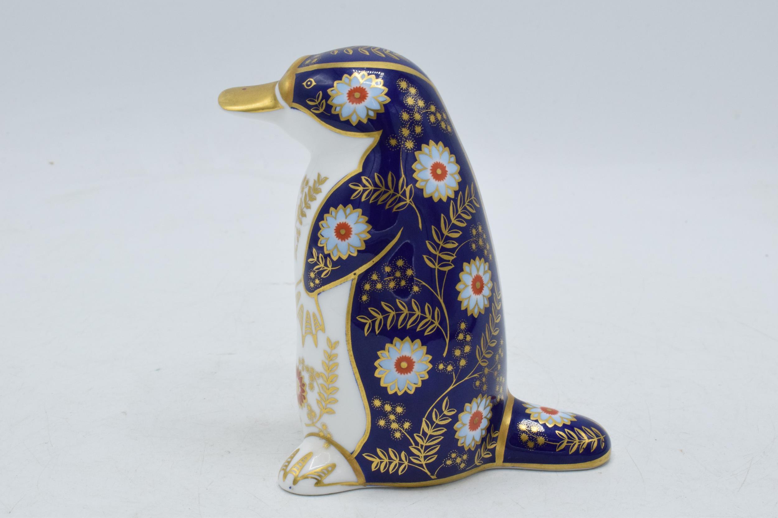 Royal Crown Derby paperweight Platypus, second quality with stopper. In good condition with no - Image 2 of 3