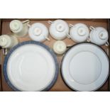 Royal Doulton and Minton tea ware of varying patterns and items to include dinner plates, cups, soup