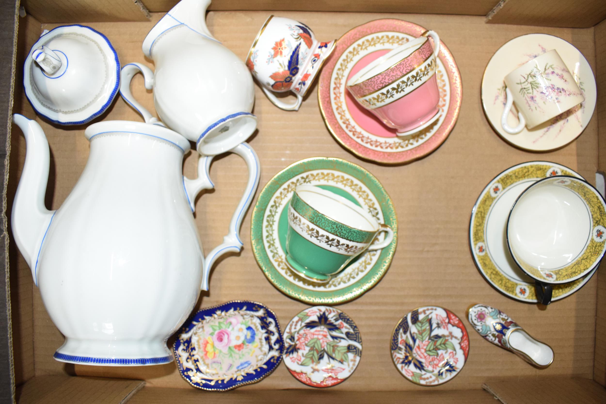 A collection of pottery to include Aynsley cups and saucers x 2, Spode items, Rosenthal - Image 2 of 9