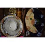 Mixed collection of items to include 19th century pottery, Wedgwood potty and bowl set, West
