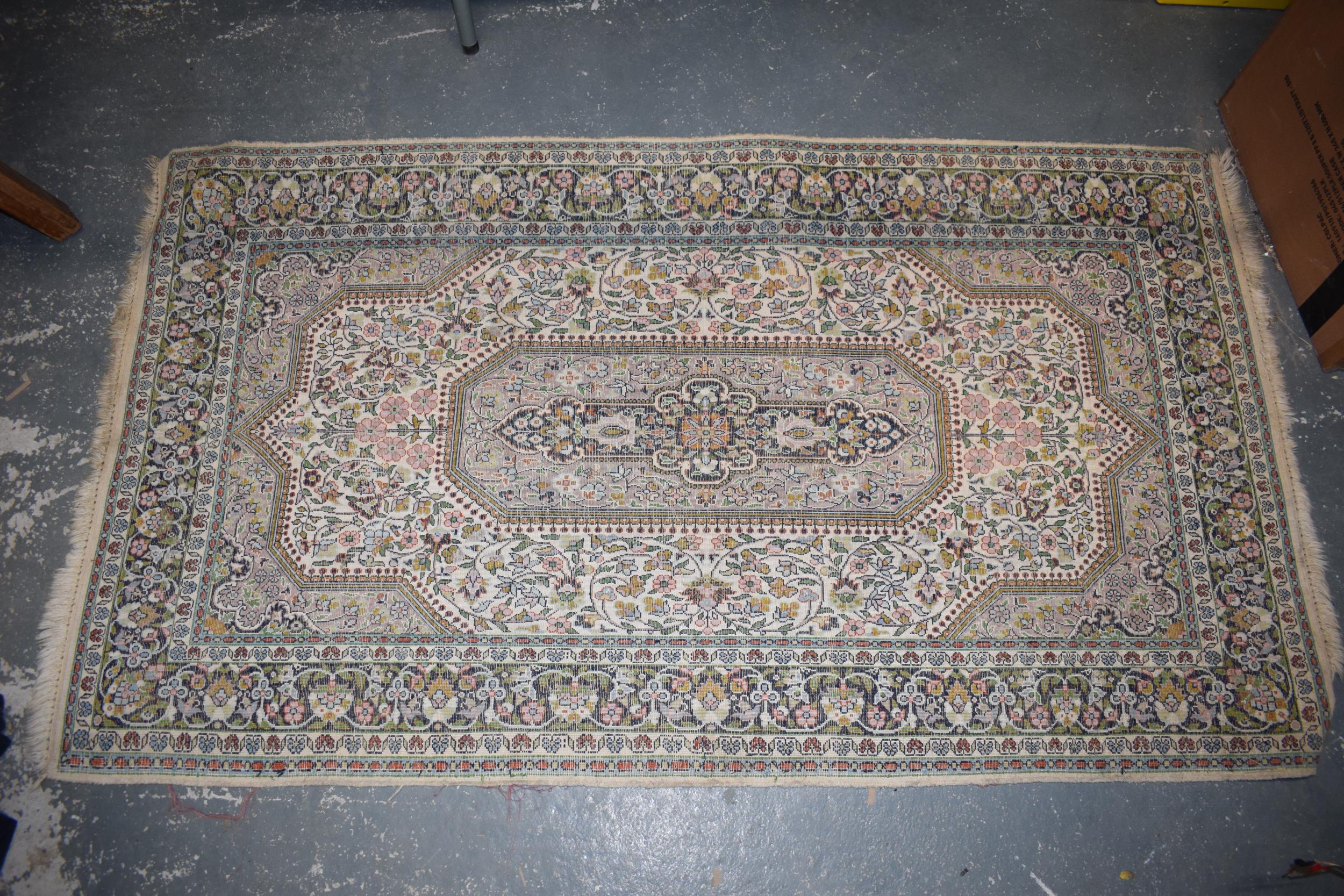 Vintage 20th century rug, 167 x 94cm. - Image 7 of 7