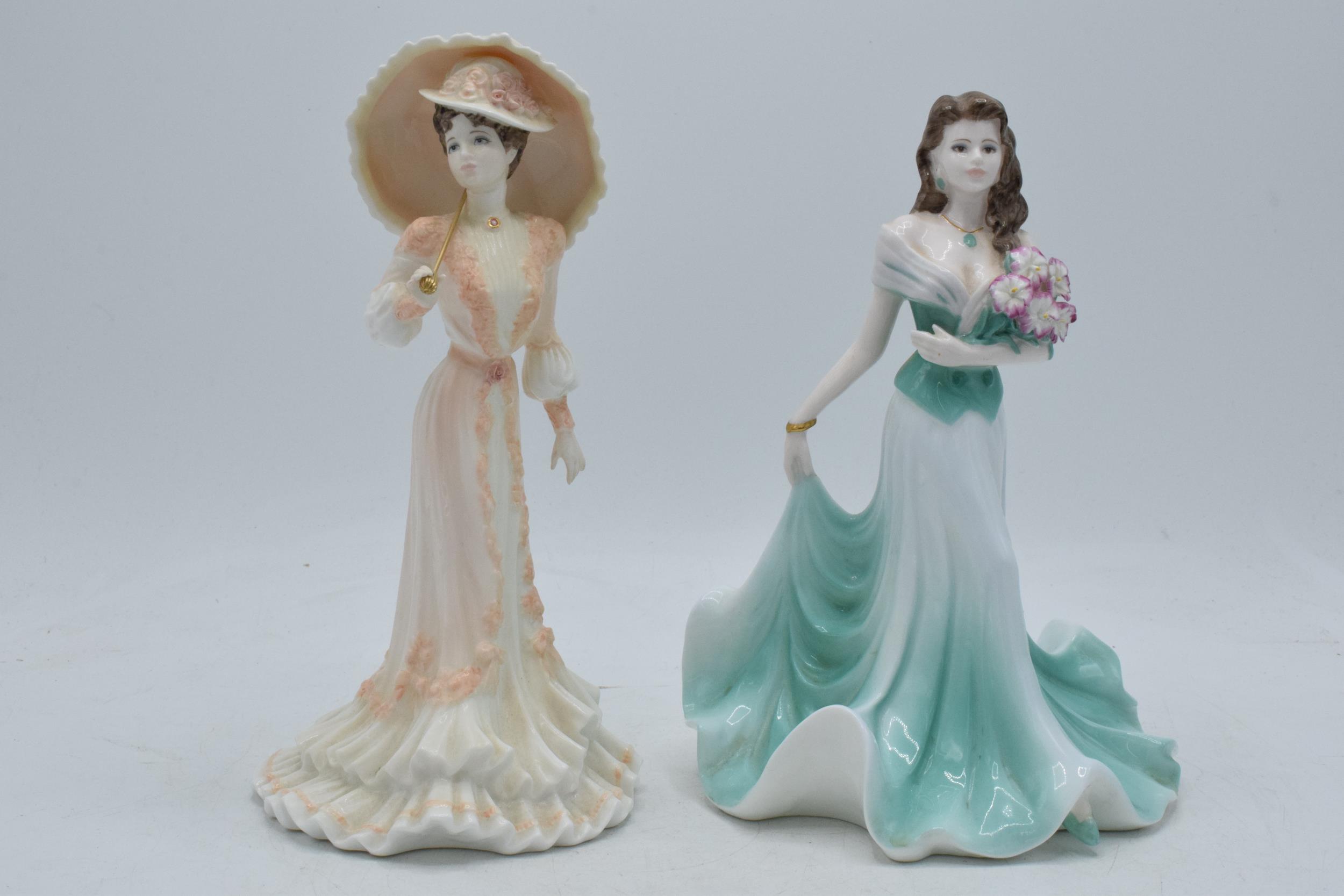 Coalport lady figures to include La Belle Epoque Sophie and Ladies of Fashion Margaret (2). In