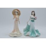 Coalport lady figures to include La Belle Epoque Sophie and Ladies of Fashion Margaret (2). In