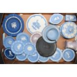 Wedgwood Jasperware to include colours such as lilac, black, white and blue to include cup and