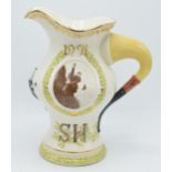 Unusual Gladstone pottery Sherlock Holmes Centenary Jug 'To Commemorate the Fatal Encounter