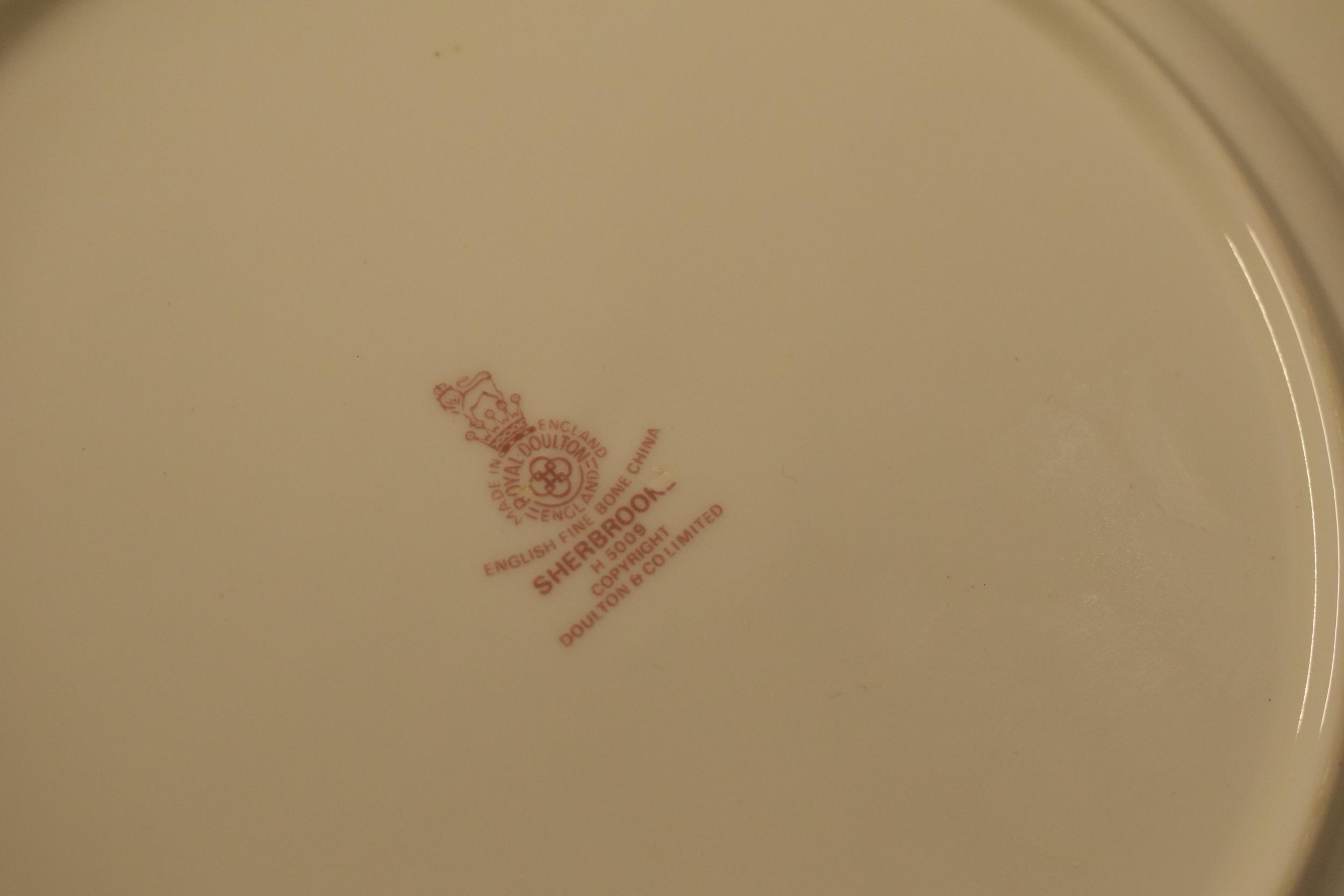 Royal Doulton and Minton tea ware of varying patterns and items to include dinner plates, cups, soup - Image 6 of 6