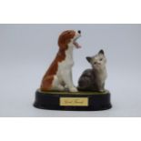 Beswick 'Good Friends' tableau. In good condition with no obvious damage or restoration. Cat