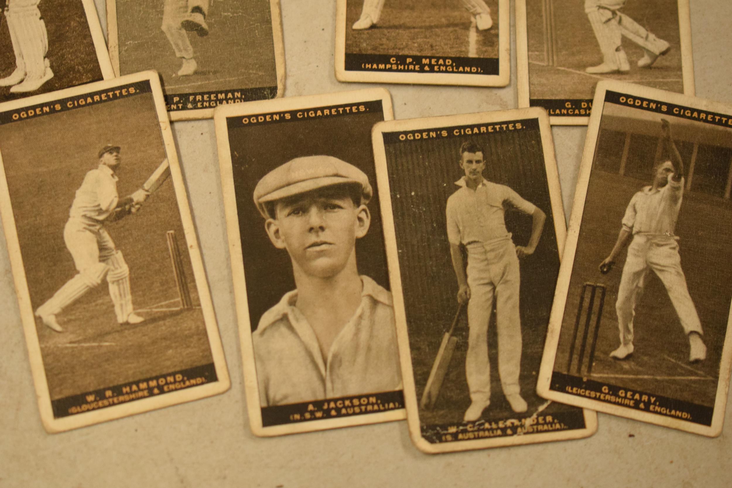 A good interesting collection of loose cigarette cards to include Ogden's Australian Cricketers - Image 21 of 26