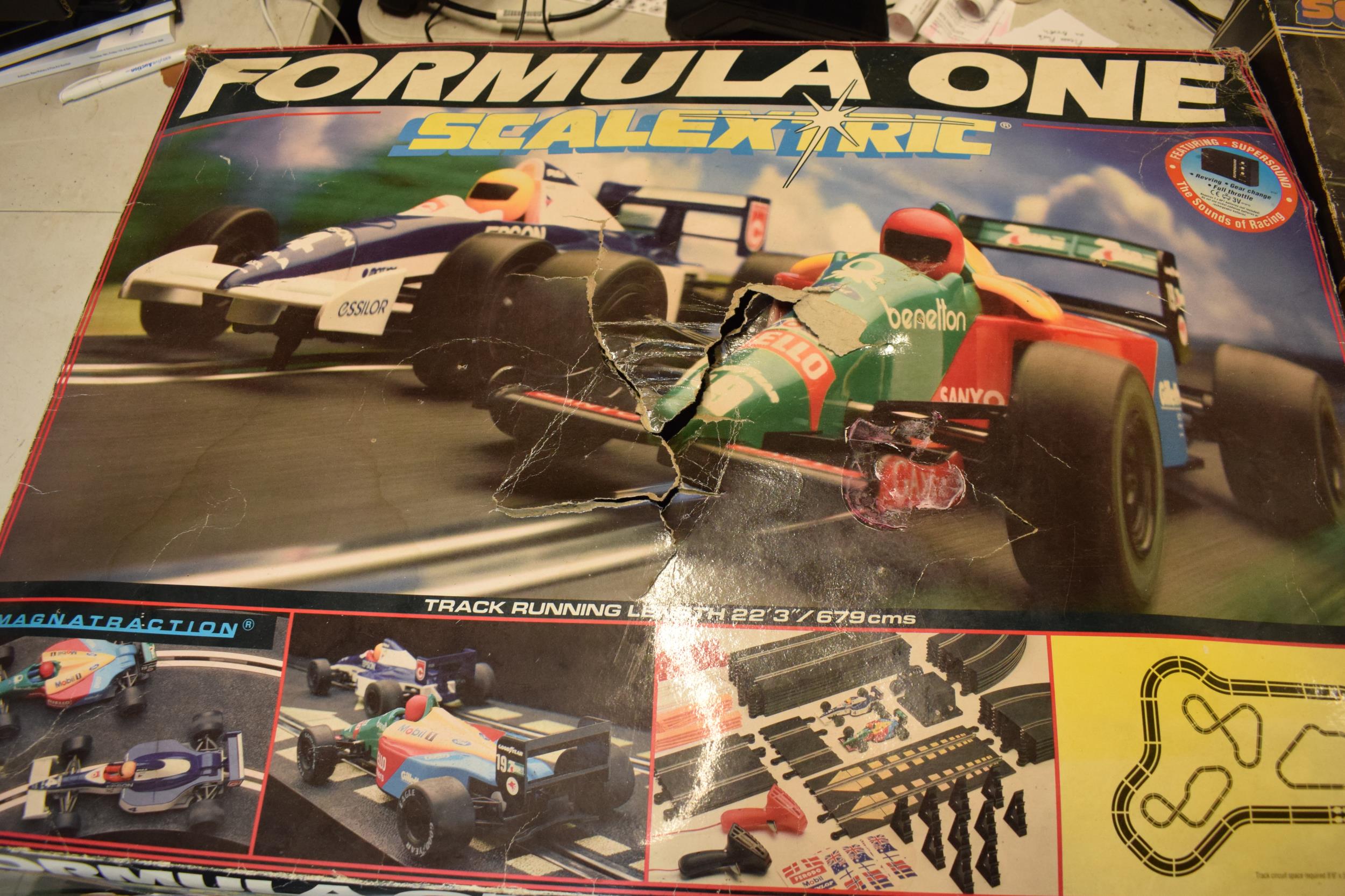 A collection of vintage Scalextric to include C646, 200, Micro Scalextric Grand Prix, a similar - Image 2 of 13