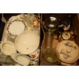 A mixed collection of items to include studio pottery items, 19th century and later tea / dinner