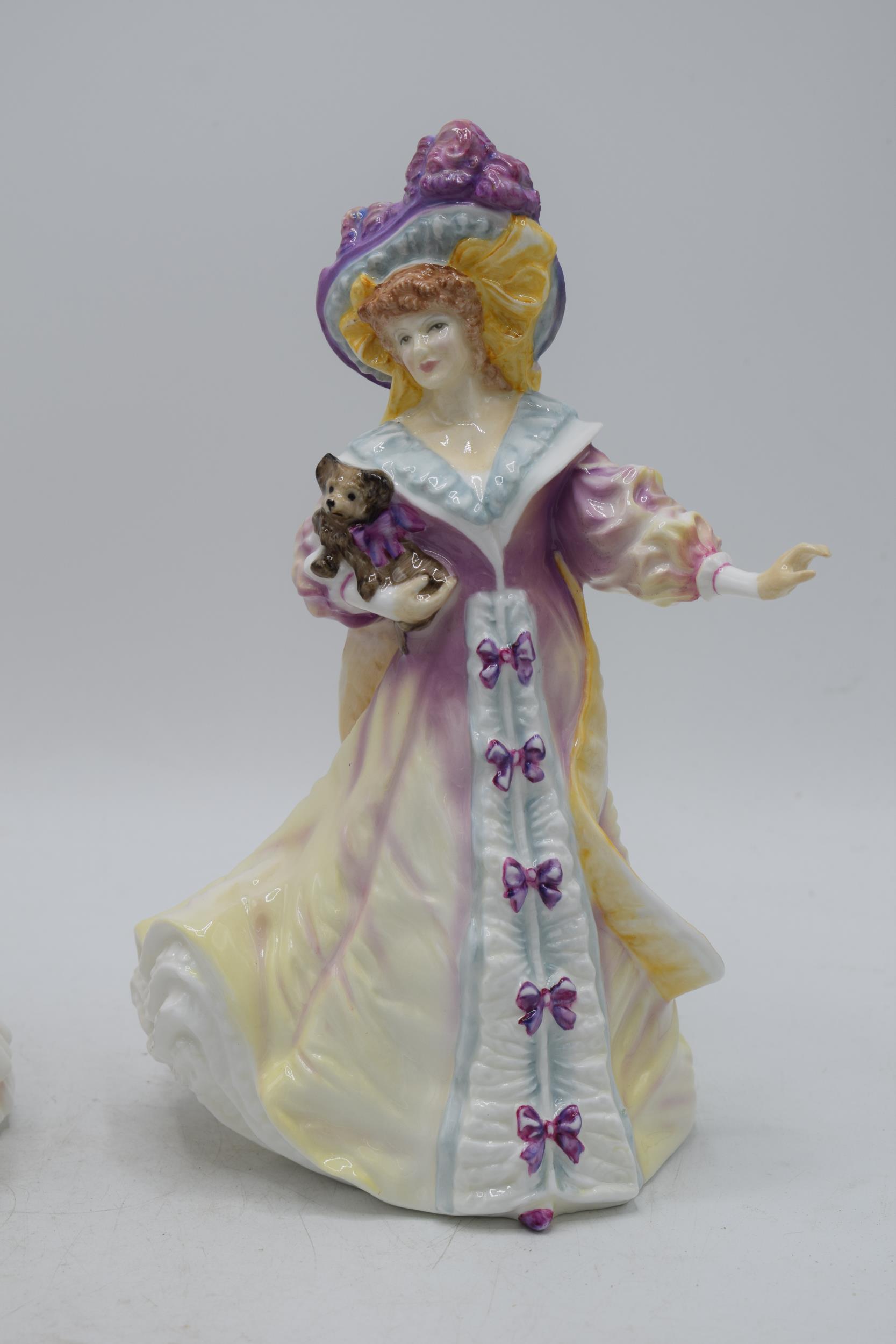 Boxed Royal Doulton figures to include Lily HN3626 and Sharon HN3603 (2). In good condition with - Image 2 of 3