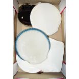 Wedgwood pottery to include large shell dishes / plates, and other pottery items (5). Condition