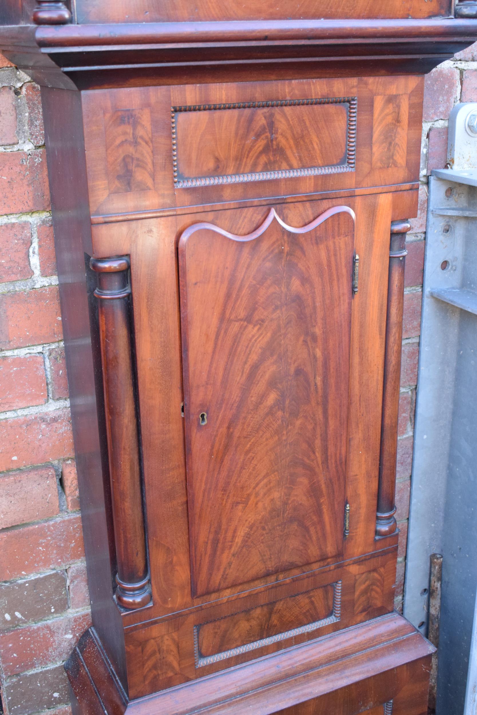 19th century mahogany cased 8 day Grandfather clock Blackburn of Gateshead, complete with - Image 3 of 21