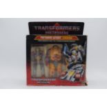 Boxed Hasbro G1 Transformers Pretenders Autobot Landmine 1987 issue. Toys in good condition, have