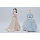 Coalport figures to include Jacqueline and Lily - Figure of the Year (2). In good condition with