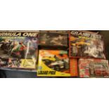 A collection of vintage Scalextric to include C646, 200, Micro Scalextric Grand Prix, a similar