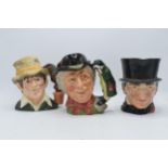 Large Royal Doulton character jugs to include Walrus and Carpenter D6600, Gardener D6867 and John