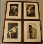 A collection of vintage semi-erotic glamour prints to include P.C Paris, Corona and others, to