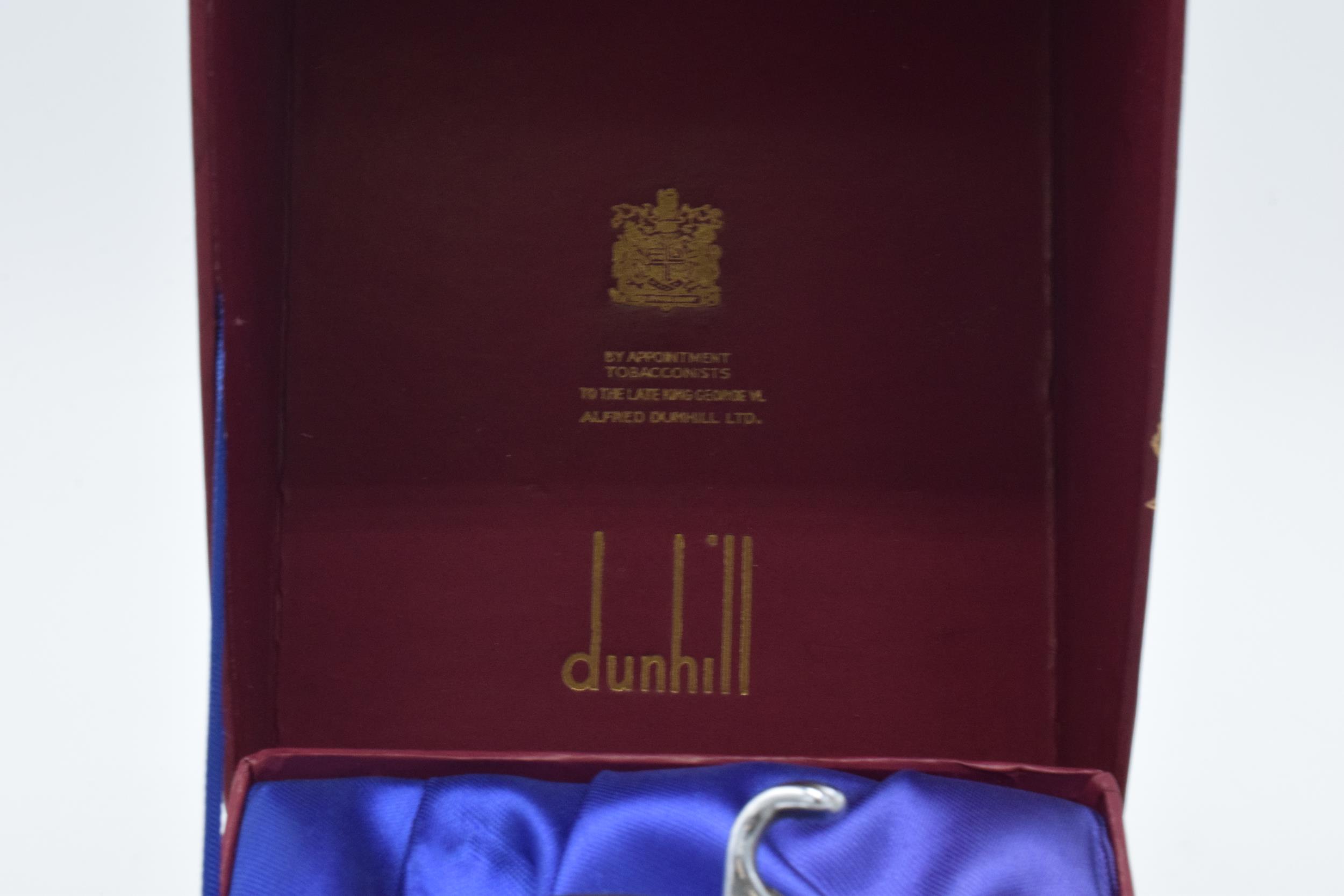 Boxed Dunhill table lighter in the form of a Georgian tankard, 9cm tall. Untested. - Image 4 of 8