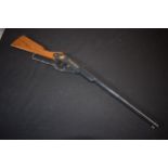 Vintage 20th century 'Trail Boss' pop gun made by Daisy, 76cm long. Mechanism works but vendor