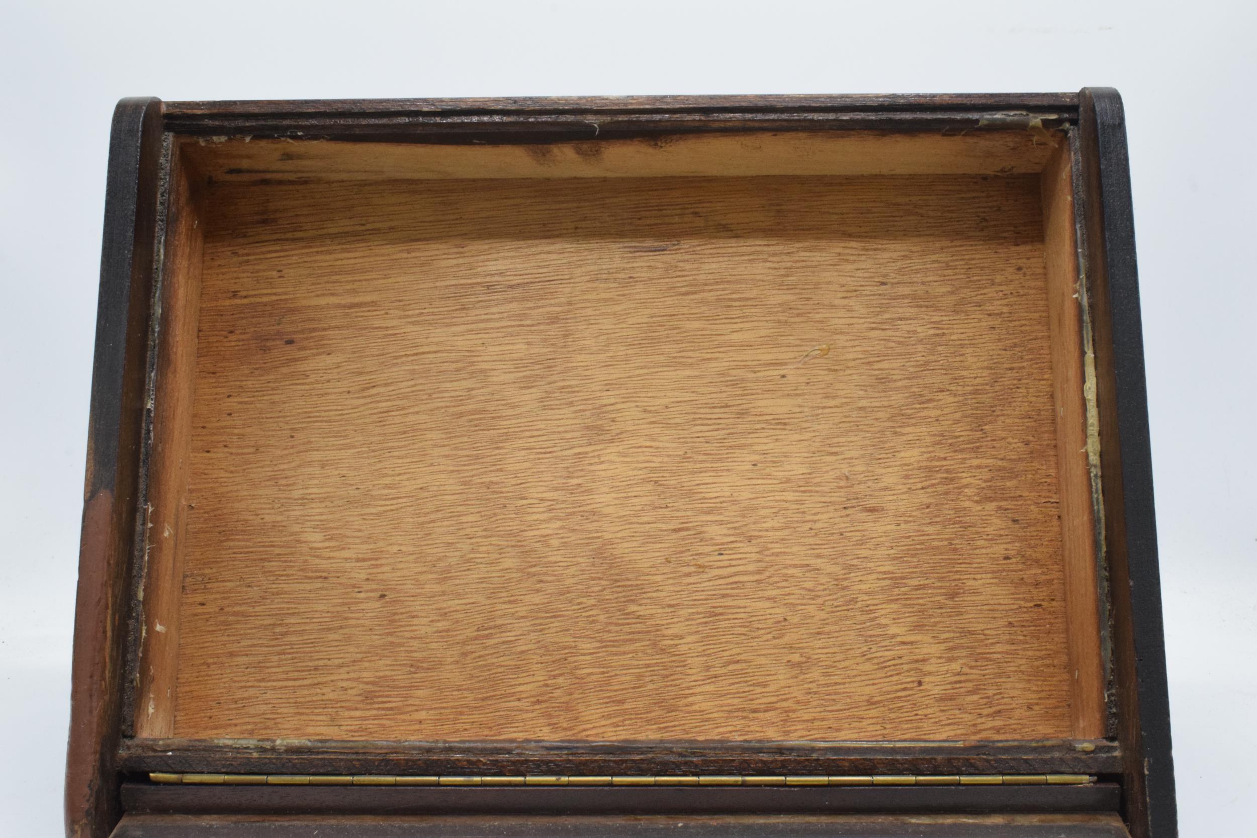 Vintage wooden cigar counter top display case, H. Upman Habana hand made cigars, with perspex panel, - Image 6 of 7