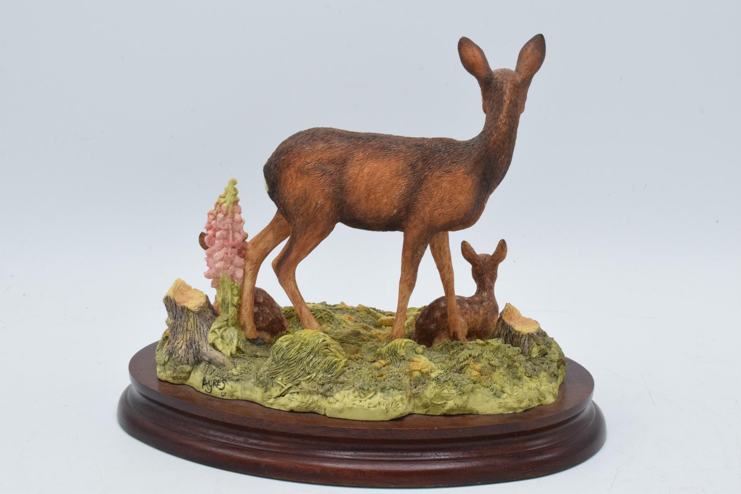 Border Fine Arts figure In A Sunny Glade, signed by Ray Ayres, 21cm wide. In good condition with - Image 2 of 3
